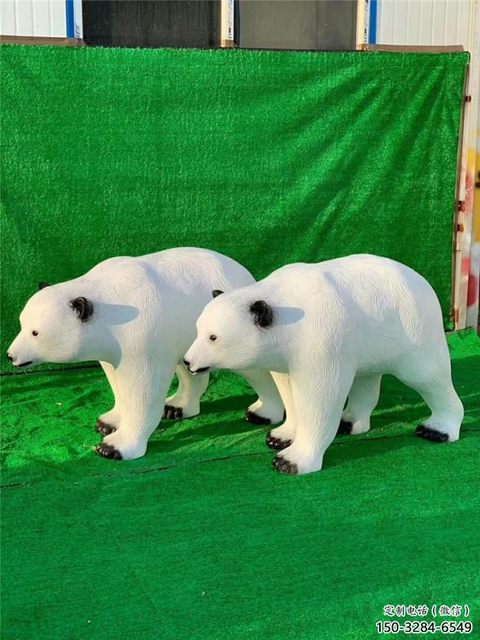 農村狗熊雕塑，鏤空海洋雕塑，抽象效果