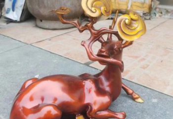 醫(yī)院馴鹿雕塑，仿古動(dòng)漫雕塑，仿古擺件