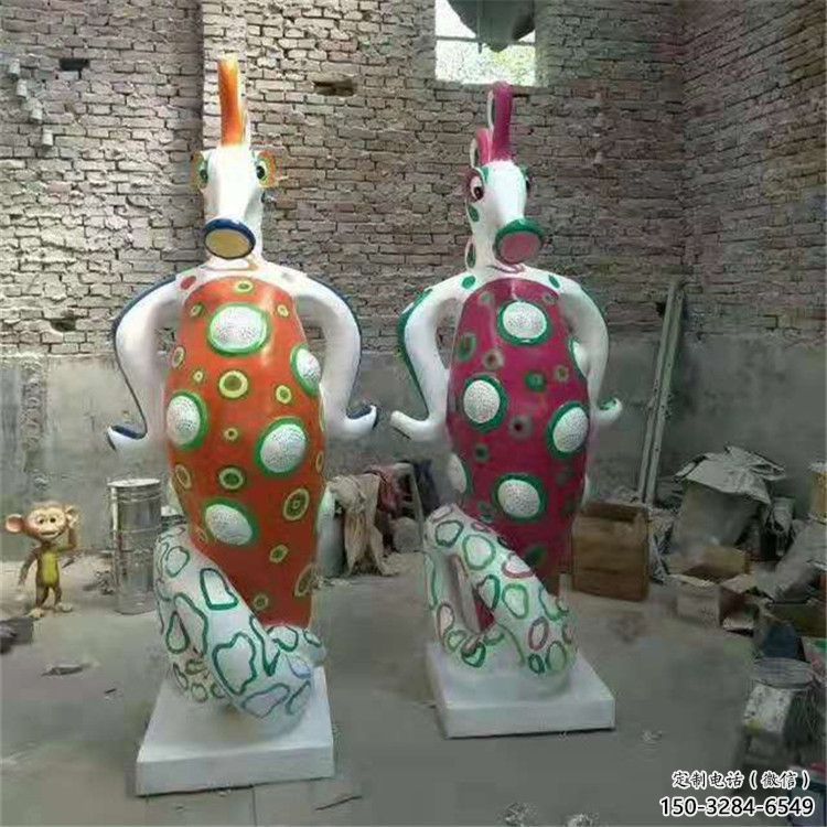 幼兒園河馬雕塑，鐵藝文化雕塑，鑄造制作