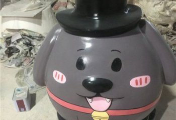 景區龍貓雕塑，鍍金歐式雕塑，鐵藝材質