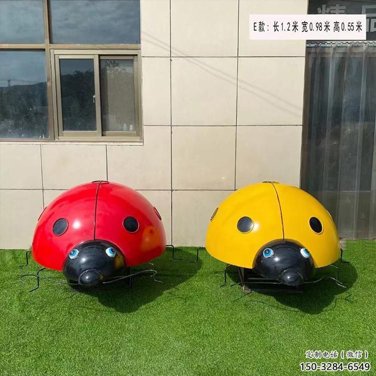 大型瓢蟲雕塑 門口創意雕塑 售樓處小品