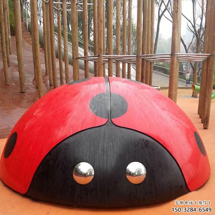 房地產(chǎn)瓢蟲雕塑，仿古動(dòng)漫雕塑，噴砂制造