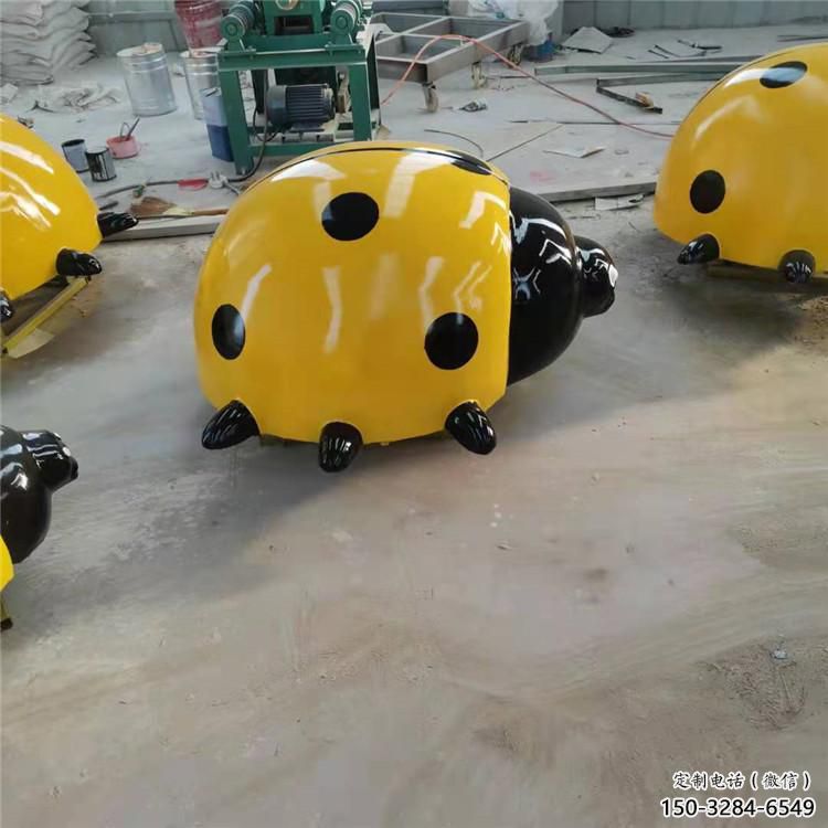 園林瓢蟲雕塑 風(fēng)景區(qū)仿真雕塑 廣場小品