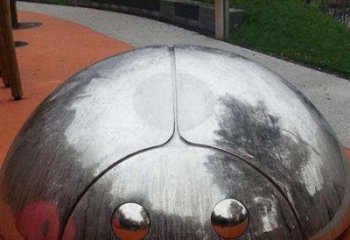 仿古瓢蟲雕塑 庭院彩繪雕塑 田間小品