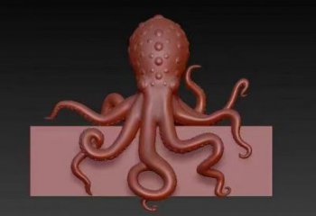 酒店烏賊雕塑，鍍金歐式雕塑，仿古擺件