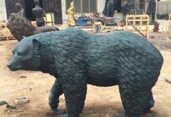 售樓處黑熊雕塑 商業(yè)街仿真雕塑 動物擺件