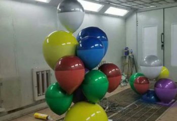 大型氣球雕塑，鍍銅景觀雕塑，鏡面工藝