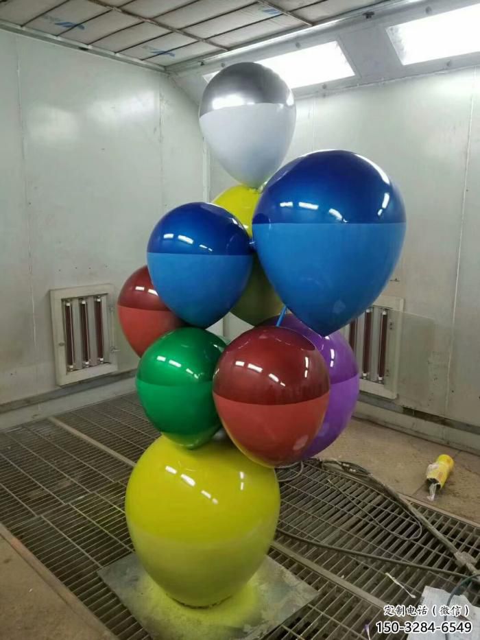 幾何氣球雕塑 酒店雕塑 現代景觀小品