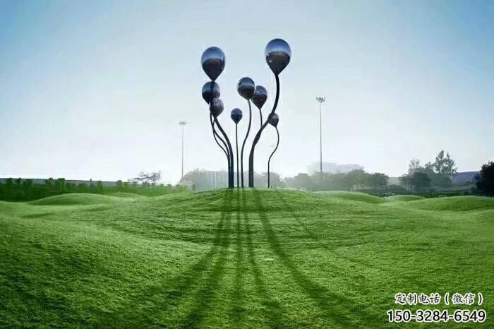 園林氣球雕塑，噴漆景觀雕塑，烤漆形式