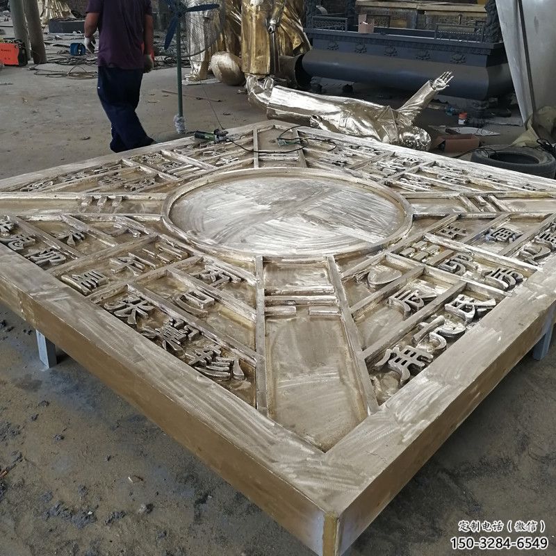 景觀館渾天儀雕塑，鍍銅景觀雕塑，鍍銅工藝