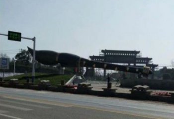 大型毛筆雕塑，鍍銅景觀雕塑，鏡面工藝