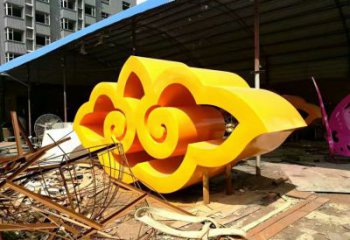 景觀館云朵雕塑，鍍銅景觀雕塑，鍍銅工藝