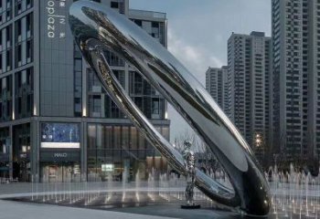 酒店圓環(huán)雕塑，鏡面歐式雕塑，仿古擺件