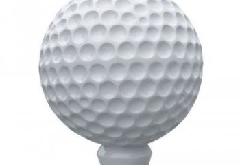 園林保齡球雕塑，噴漆景觀雕塑，體育形式