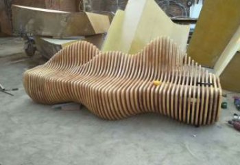 坐凳雕塑，抽象景觀雕塑，廣場擺件