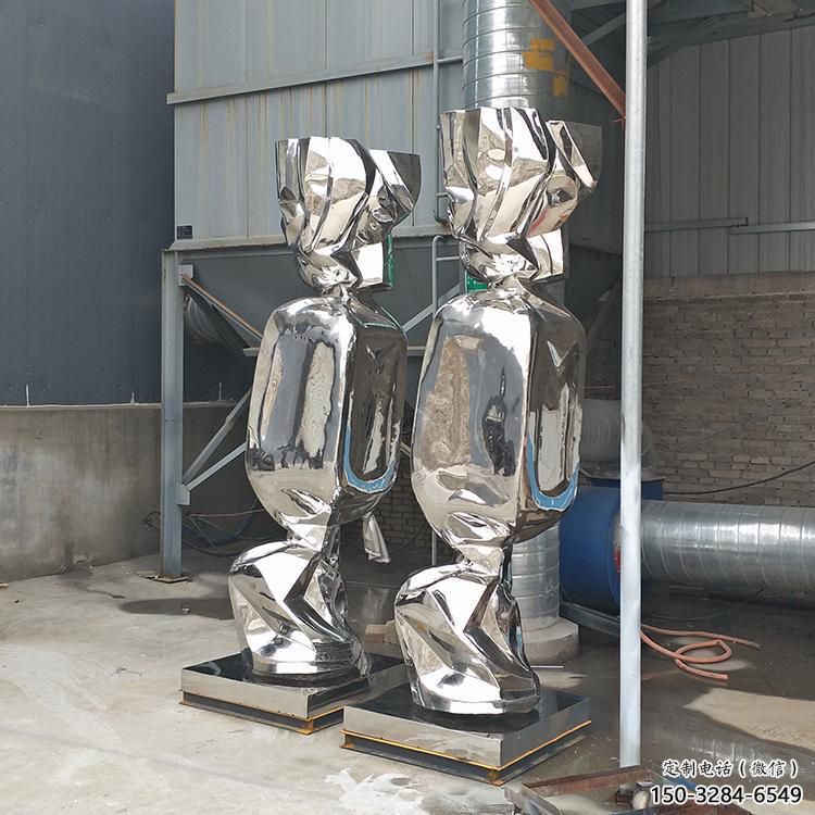 草地糖果雕塑 現代校園小品 大型雕塑