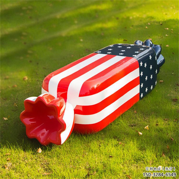 抽象棒棒糖雕塑 啞光景觀小品 室內雕塑