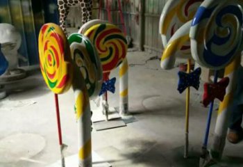 房地產(chǎn)糖果雕塑 現(xiàn)代景觀(guān)擺件 幾何雕塑