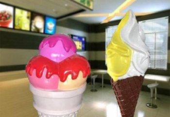 鏤空雪糕雕塑 噴水園林小品 住宅小區雕塑