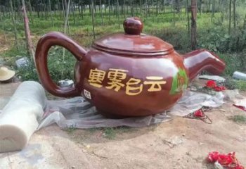 店門口水壺雕塑制作 創(chuàng)意流水雕塑 仿真擺件