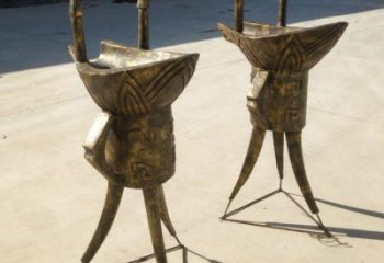 杯子雕塑 歐式步行街小品 大型商場(chǎng)雕塑