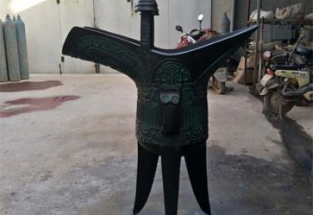 鋼管杯子雕塑 異形噴水小品 農(nóng)村雕塑