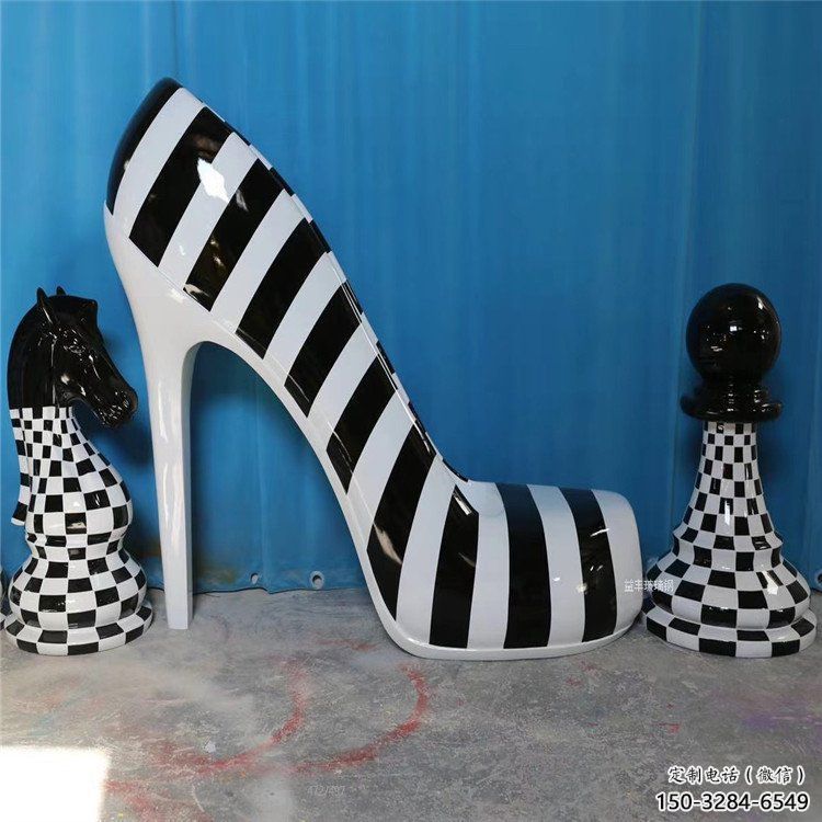 高跟鞋雕塑 歐式步行街小品 大型商場(chǎng)雕塑