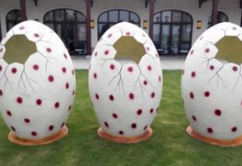 園林玻璃鋼恐龍蛋雕塑 大型景觀小品 中式雕塑