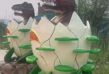 優選城市恐龍蛋雕塑 風景區彩繪雕塑 抽象擺件