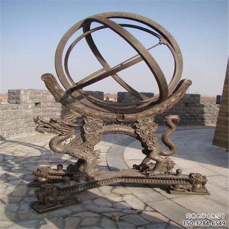 室內(nèi)地動(dòng)儀雕塑，拉絲景觀雕塑，抽象效果