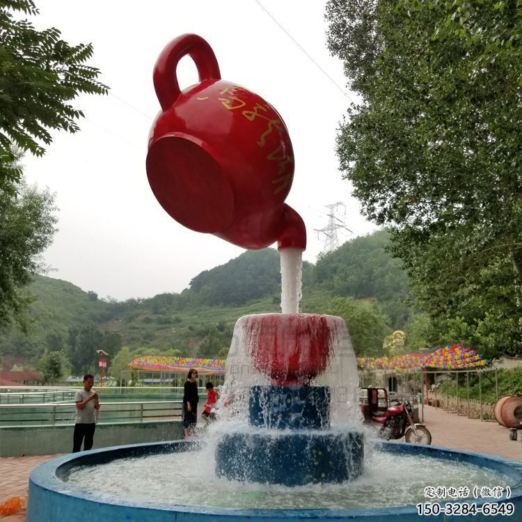 大型懸壺雕塑 歐式步行街擺件 彩繪雕塑