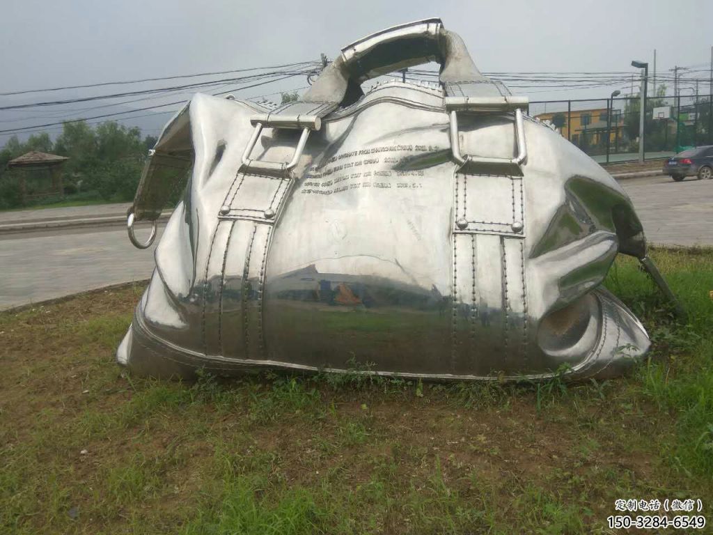 現(xiàn)代包包雕塑 大型別墅區(qū)擺件 博物館雕塑