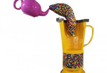 房地產懸壺雕塑廠家 現代景觀擺件 幾何雕塑