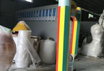 房地產鉛筆雕塑 現代景觀擺件 幾何雕塑