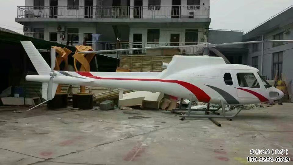 住宅小區(qū)飛機雕塑 啞光景觀擺件 公園雕塑