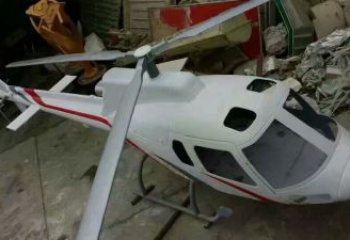 街頭飛機(jī)雕塑 大型別墅區(qū)擺件 鋼管雕塑