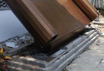 水景書形雕塑 彩繪剪紙小品 現(xiàn)代雕塑