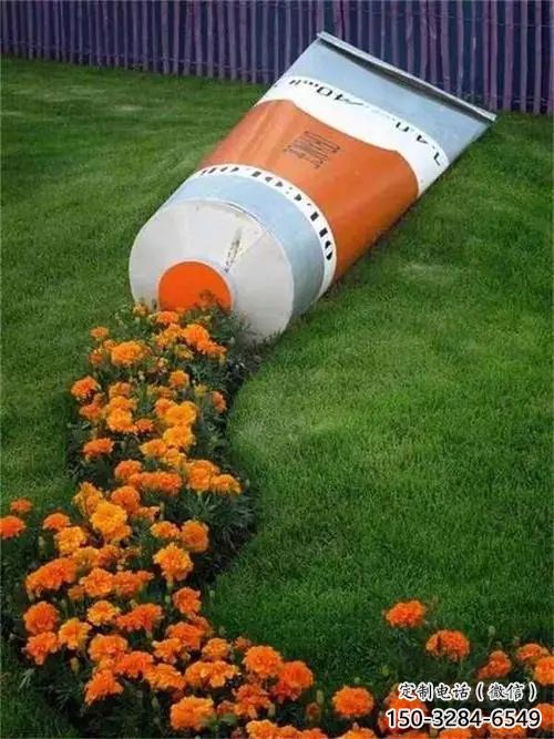 幾何牙膏雕塑 風景區雕塑 彩繪工藝擺件