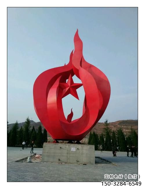 大型廣場不銹鋼雕塑，景觀不銹鋼雕塑