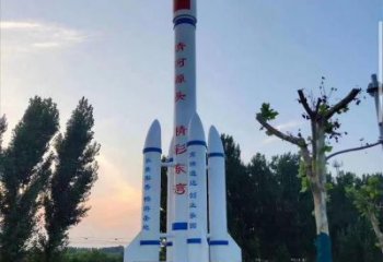 房地產(chǎn)火箭雕塑 現(xiàn)代景觀(guān)擺件 幾何雕塑