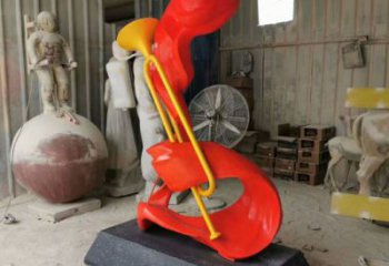 創(chuàng)意軍號(hào)雕塑 啞光景觀(guān)小品 公園雕塑