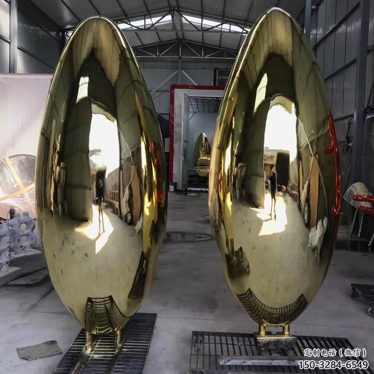 大型雞蛋雕塑 鍛造發光小品 房地產雕塑
