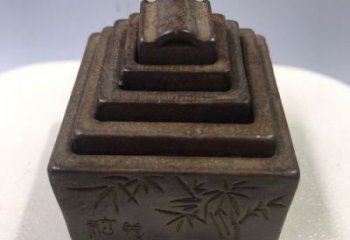 庭院印章雕塑 公園草地小品 鍛造雕塑