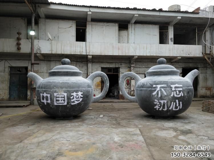 農(nóng)村酒壺雕塑 抽象藝術(shù)擺件 烤漆雕塑