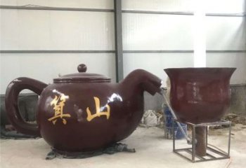 街道酒壺雕塑 現代景觀擺件 彩繪雕塑