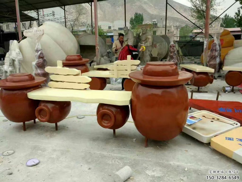 凳子雕塑 彩繪剪紙小品 現代雕塑