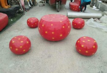 廣場凳子雕塑 抽象景觀小品 烤漆雕塑