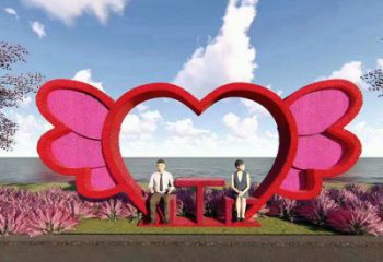 街道凳子雕塑 現(xiàn)代景觀擺件 彩繪雕塑