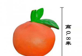 橙子雕塑 歐式步行街水果雕塑 大型商場(chǎng)雕塑
