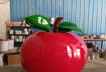 城市蘋果雕塑 風(fēng)景區(qū)彩繪雕塑 抽象擺件